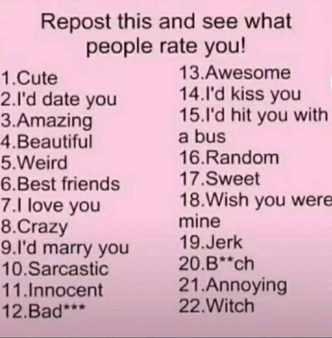 Pick some numbers