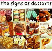 Your favorite dessert based on your zodiac sign( btw I&#039;m a cancer)