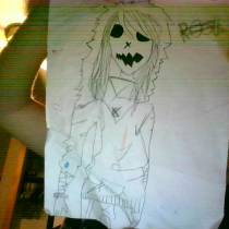 Rouge a creepypasta that i drew 