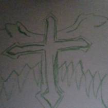 Cross whit Wings