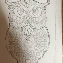 So i drew this owl