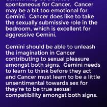 Gemini and cancer