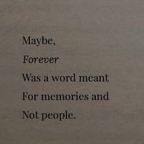 Maybe Forever isn&#039;t Forever