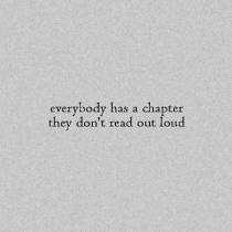 Everybody has a chapter
