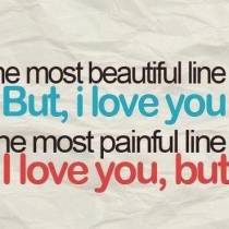 Love is painful. 