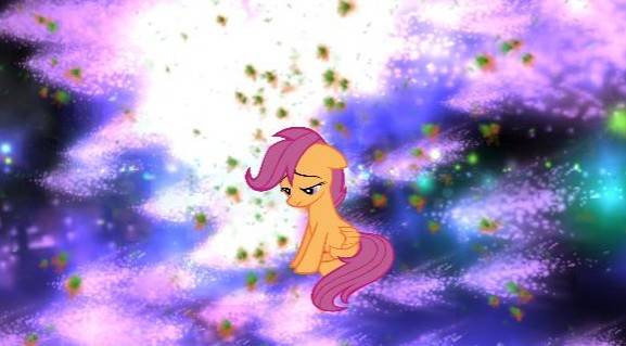 All i did is change the background behind the pony  